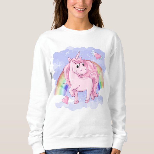 Rainbow Unicorn T Shirt (Framsida)