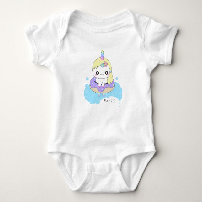 Rainbow Unicorn T Shirt (Framsida)