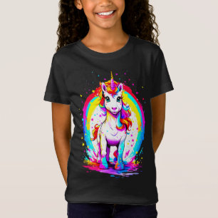 Rainbow unicorn t shirt
