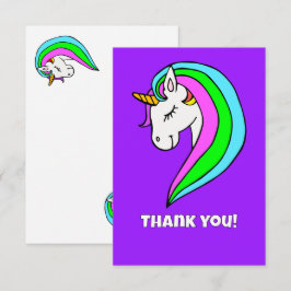 Rainbow Unicorn Tack Kort