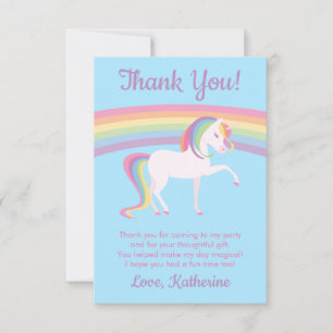 Rainbow Unicorn Tack Kort