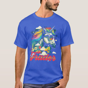 Rainbow Unicorn Trader T Shirt