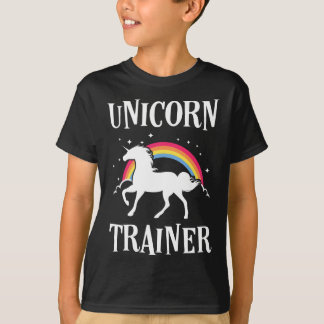 Rainbow Unicorn Trainer Easy Costume Halloween Rol T Shirt