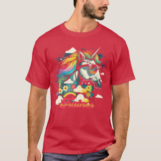 Rainbow Unicorn Trainer T Shirt