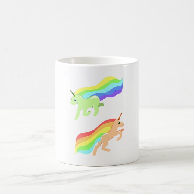 Rainbow Unicorns Kaffemugg (Center)
