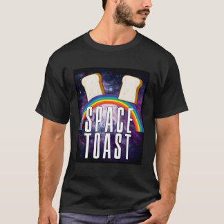Rainbow Universe Space Toast Nebula Konstig Random T Shirt