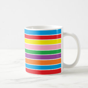 Rainbow Vågrät Rand Kaffemugg