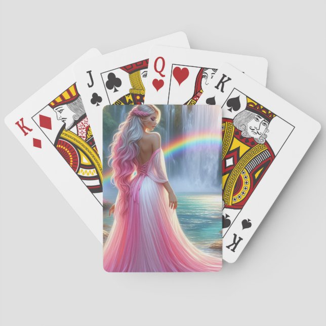 Rainbow Vales gudinna Casinokort (Baksidan)