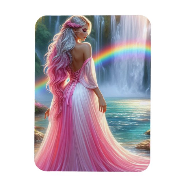 Rainbow Vales gudinna Magnet (Vertikal)