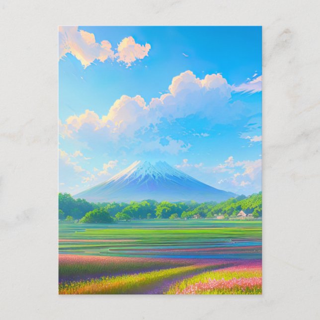 Rainbow Valley och Snowy Mountain Vykort (Framsida)