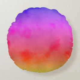 Rainbow Vapor Rund Kudde