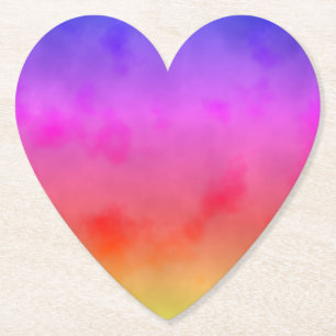Rainbow Vapor Underlägg Papper