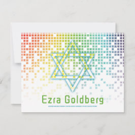 Rainbow Video Game Gamer Pub Mitzvah Tack