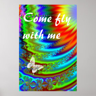 Rainbow Vingar Poster