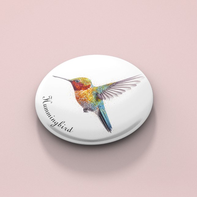 Rainbow Vingar: Vibrant Hummingbird Art, anpassnin Flasköppnare (Skapare uppladdad)