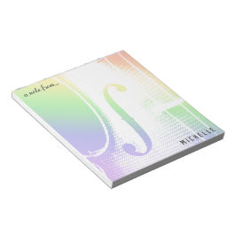 Rainbow Violin Anteckningsblock