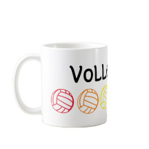 Rainbow Volleyball Mugg
