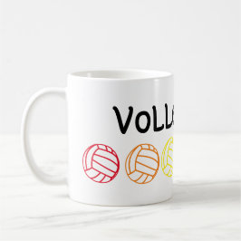 Rainbow Volleyball Mugg