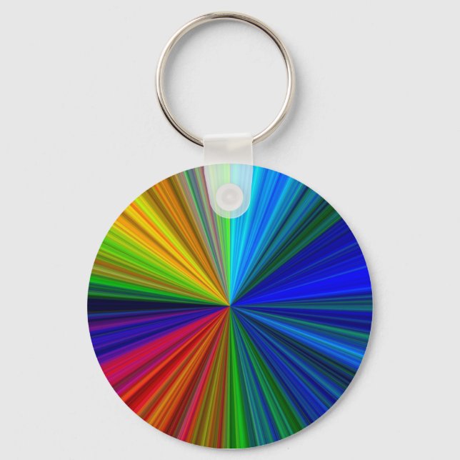 Rainbow Vortex Nyckelring (Framsida)