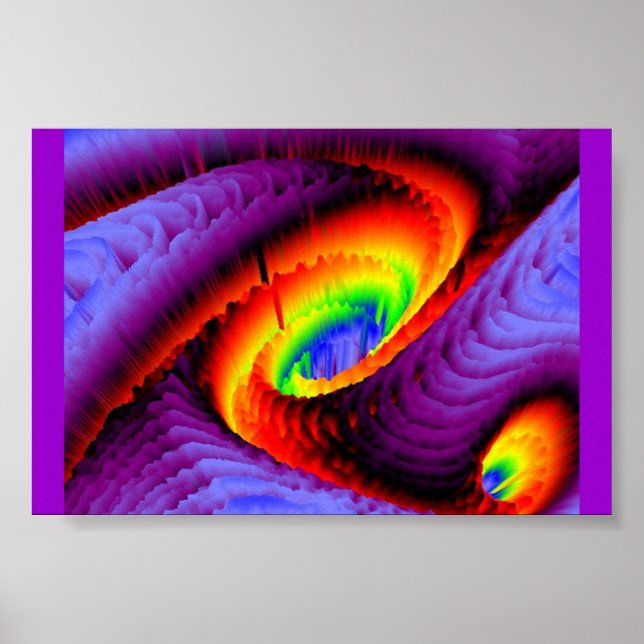 Rainbow Vortex Poster (Framsidan)