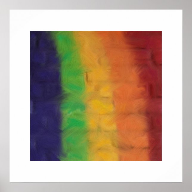 Rainbow Wall Poster (Framsidan)