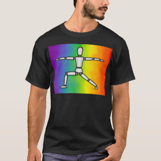 Rainbow Warrior 2 yoga pose Tee Shirt