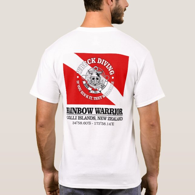 Rainbow Warrior (bästa vrak) T Shirt (Baksida)