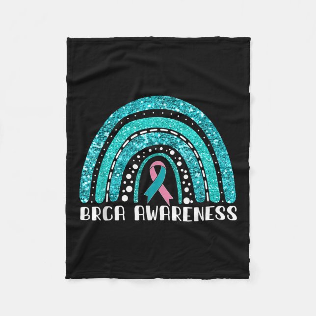 Rainbow Warrior Brca Awareness Fleecefilt (Framsidan)