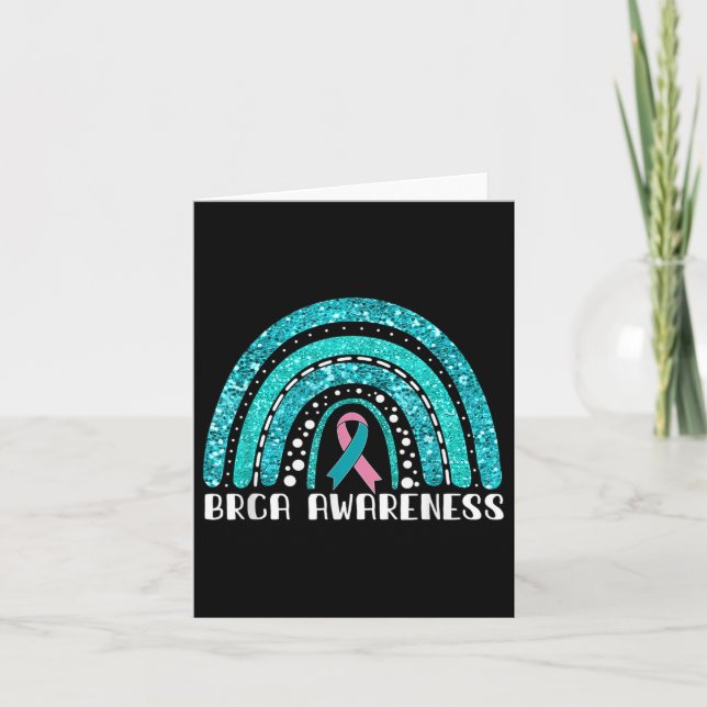 Rainbow Warrior Brca Awareness Kort (Framsida)
