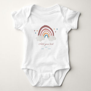 Rainbow Watercolor Boho T Shirt