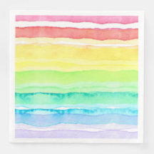 Rainbow Watercolor Bröllop