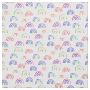 Rainbow Watercolor Mönster Tyg