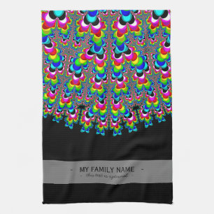 Rainbow Waterfall - Fractal Art Kökshandduk