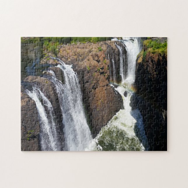 Rainbow Waterfalls Paterson New jersey. Pussel (Horisontell)