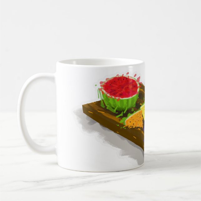 Rainbow Watermelon Kaffemugg (Vänster)