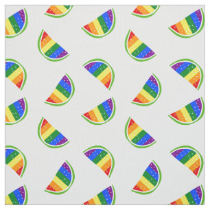 Rainbow Watermelon Mönster Tyg