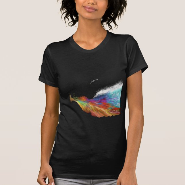 Rainbow Wave T-Shirt (Framsida)