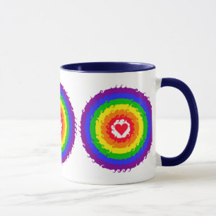 Rainbow Wheel mugg