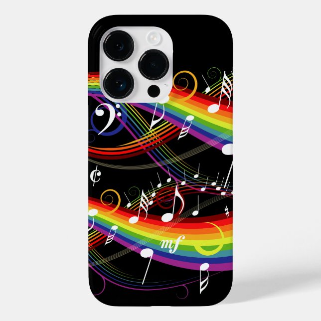 Rainbow White Musik noter på Black (Baksida)