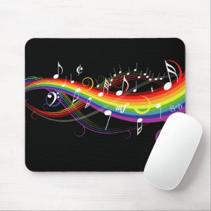 Rainbow White Musik noter på Black Musmatta