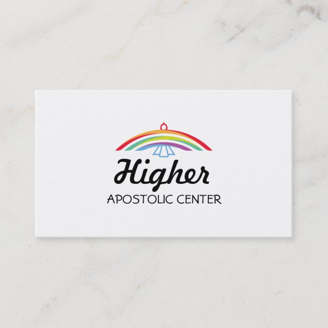 Rainbow Winged Dove Visitkort (Framsida)