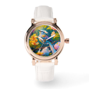Rainbow Winged Jay Fantasy Bird Armbandsur