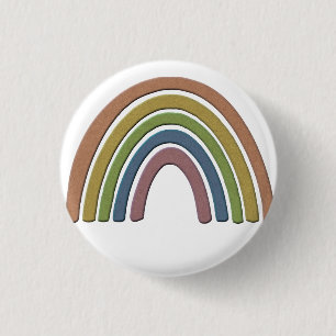 Rainbow with Faux Rustic Papprare Struktur Knapp