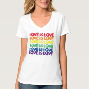 Rainbow Women's V-Nacke T-Shirt