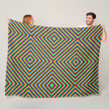Rainbow X - Fleece Blanket