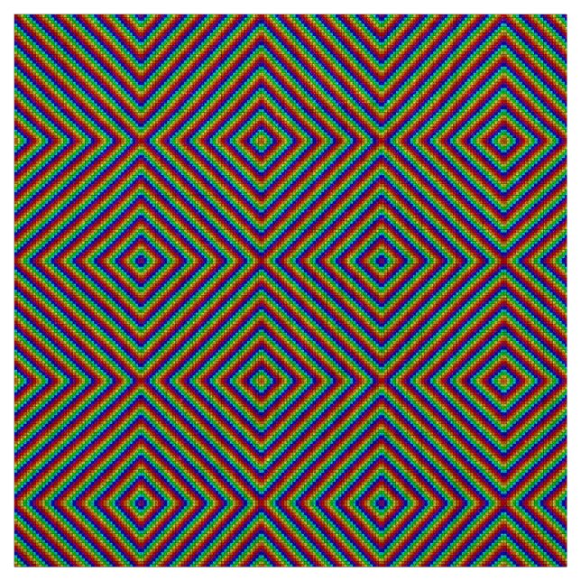 Rainbow X - Natural Linen Fabric Tyg (Provkarta)