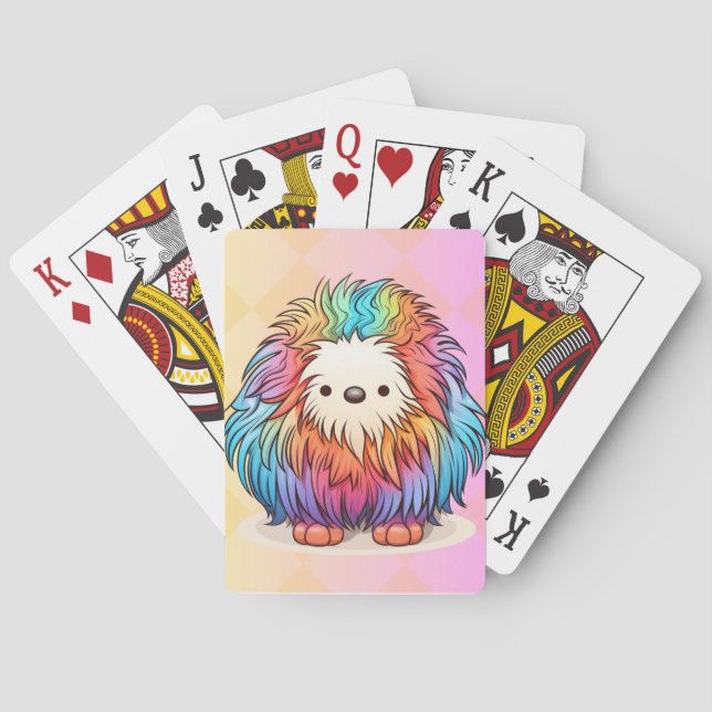 Rainbow Yeti Casinokort (Baksidan)