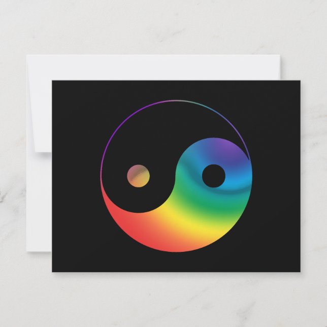 Rainbow Yin Yang Symbol (Framsida)