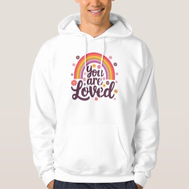 Rainbow you Loved Hoodie (Framsida)
