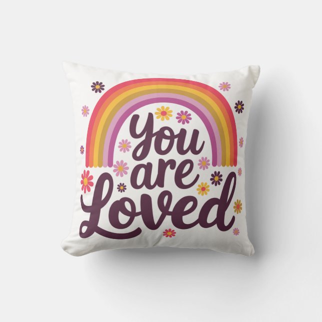 Rainbow you Loved Kudde (Framsida)